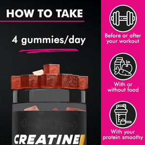 OEM/ODM özel etiket kreatin monohidrat sakızlı kreatin monohidrat gummies ön egzersiz kreatin gummies - Product Image 4