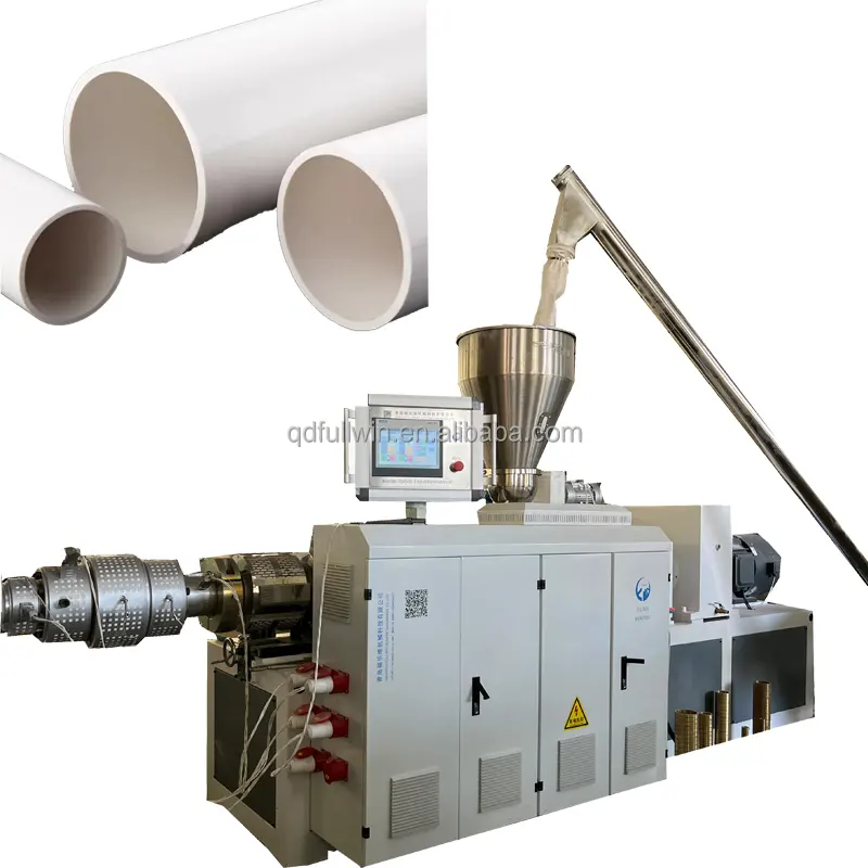 Máquina de fabricación de tubos de conducto de PVC de plástico Fullwin de 16mm-63mm/máquina de extrusión de procesamiento de tubos hidráulicos de agua