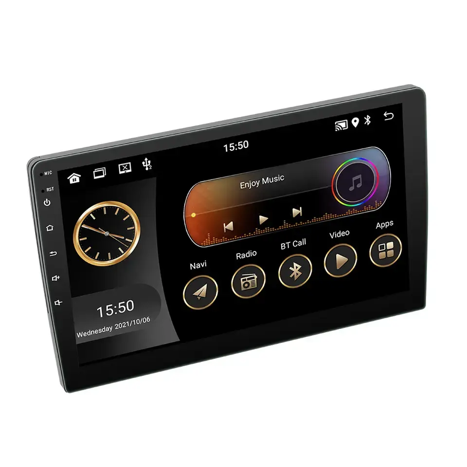 Radio con GPS para coche, reproductor con Android, 9 pulgadas, 16 GB, 32 GB, función AUX trasera, dvd, pantalla táctil HD, combina con una amplia gama de modelos de coche, novedad de 2023