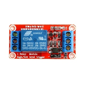 Scudo di bordo del modulo relè 5V 1 canale con optoaccoppiatore strada alto e basso livello Trigger relè per Arduino - Product Image 1