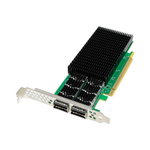 MELLANOX X-6 PCIe X16 Dual Fibre Port 200G Glasfaser-Server-Netzwerk adapter Kabel gebundene Ethernet-Schnitts telle Mini für PC-Computer - Product Image 1