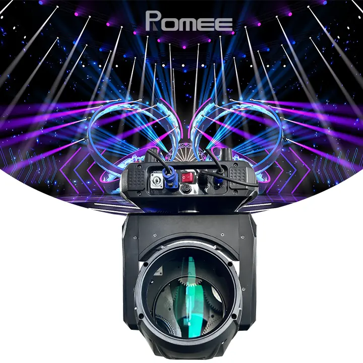 300W Sharpy Zoom Beam Spot Wash Led Lumière principale mobile avec effet de motif pour l'éclairage professionnel de scène DJ