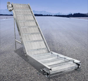 2025 nueva condición elevador automático transportador PP cadena placa Material elevación escalada línea de montaje de procesamiento de alimentos - Product Image 6