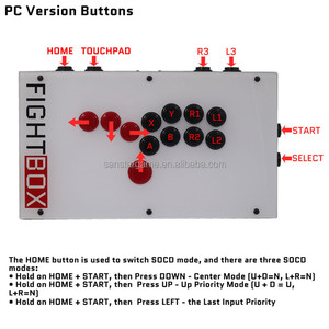 FightBox F-PICO-PLUS PC/PS/SWITCH RAC-C500-PICOゼロディレイヒットボックスピコ用オールボタンレバーレスアーケードゲームコントローラー - Product Image 2