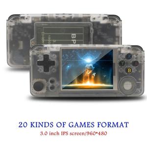เครื่องเล่นวิดีโอเกม Mp7หน้าจอ16G แบบพกพา3.0 IPS พร้อมคันโยกคู่ Built-in3000เกม RG-Plus - Product Image 6