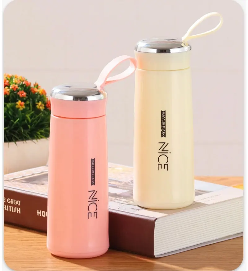 Travel Coffee Mug Water Cup Glass bottle Thermos Tumbler Cups Vacuum Flask Thermos Bottle Thermal Cup