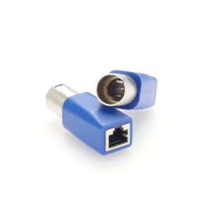 Convertidor DMX512 XLR a Ethernet, adaptador macho XLR de 3/5 pines a adaptador de red RJ45 CAT5E, para sistema de iluminación DMX512 - Product Image 1