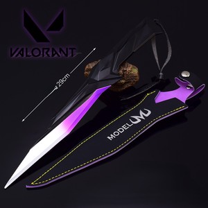 Trò chơi hoạt hình phụ kiện valorant kỳ dị dao với bao da 30cm đầy đủ kim loại đạo cụ nghệ thuật thủ công trang trí nội thất - Product Image 4