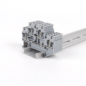 STTB 2.5 Multi Level Feed Through <strong>Double</strong> <strong>Layer</strong> Push-in <strong>Double</strong> Level DIN Rail <strong>Spring</strong> Connector <strong>Terminal</strong> <strong>Block</strong> - Product Image 3