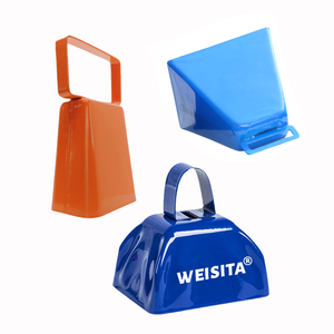Tùy chỉnh in ấn cowbell bán buôn bóng chày kim loại cổ vũ chuông 3 inch kim loại bò chuông - Product Image 5