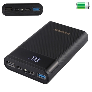 HAWEEL DIY 12000mAh Banco de energía Cargador QC de doble vía Entrada Micro USB de alta capacidad Salida USB doble Caja de batería de carcasa de calidad - Product Image 2