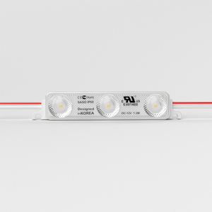 โมดูลไฟ LED อินพุตไฟฟ้ากระแสตรง12V/24V โมดูลสัญญาณไฟ LED 2835 3LED IP67ฉีดกันน้ำ