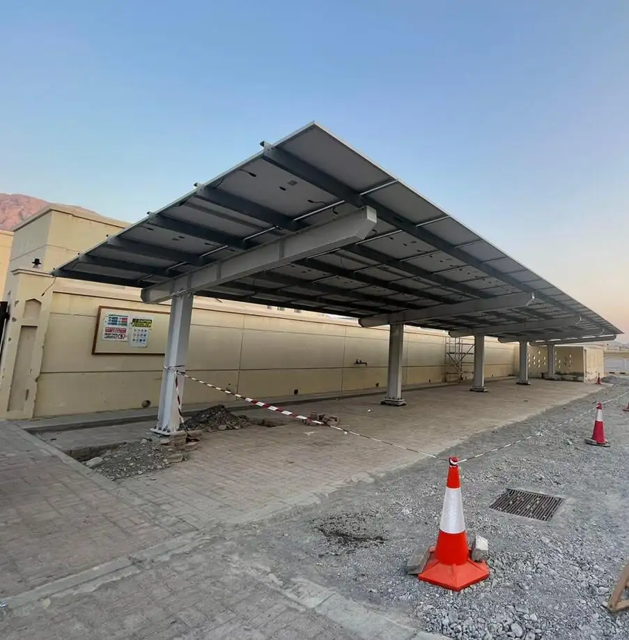 Solar Carport Aluminium Carport/Auto Parking Montagebeugels Voor Twee Auto 'S Solar Carport Water Preventie