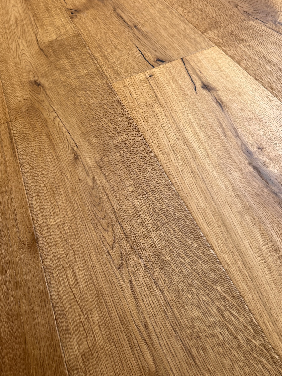 2200x260 Oak Pure Triple Smoked Handmade Vintage Teak