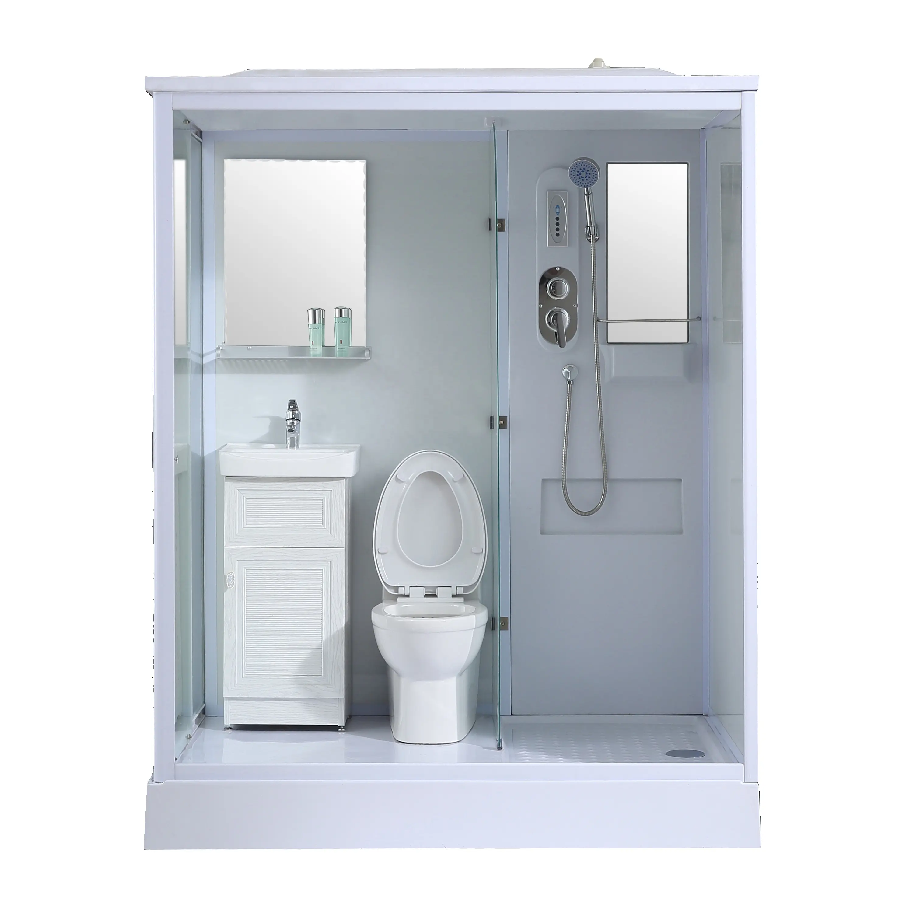 Offre Spéciale conteneur salle d'utilisation toilettes unité de douche salle de bain préfabriquée avec toilettes