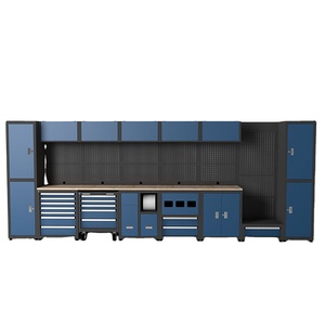 工具盒套装机械金属工具柜/工具车/带手柄和轮子的工具车批发价格车间车库工具套装 - Product Image 1