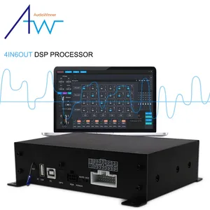 AudioWinner E46.4A software DSP de baja potencia procesador de audio digital 4 canales amplificador de coche - Product Image 4