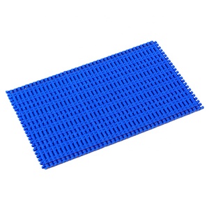 <span class=keywords><strong>900</strong></span>シリーズPOM 27.2ピッチPOM高温バッテリー用プラスチックフラッシュグリッドモジュラーベルトコンベヤー装置