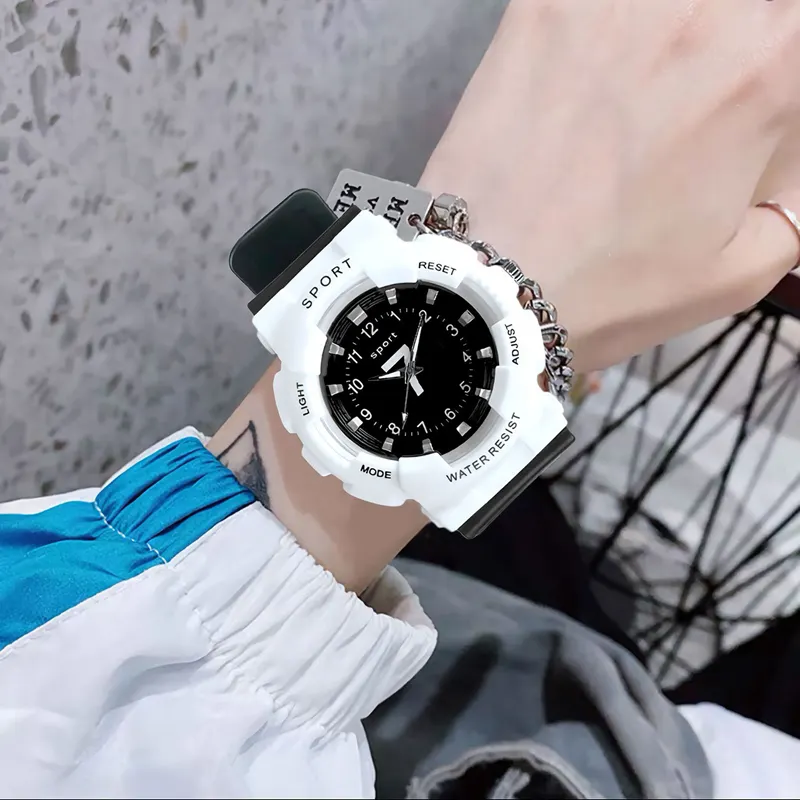 Модные часы для баскетбола для мальчиков с силиконовым ремешком, спортивные водонепроницаемые высококачественные спортивные кварцевые часы для мужчин, студенческий подарок