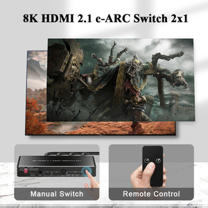 HDMI <strong>Switch</strong> <strong>2</strong> in <strong>1</strong> Out 8K@60Hz Dolby Switcher with <strong>Audio</strong> Extractor Remote EARC SONOS ARC AV Receive HDMI <strong>Switch</strong> PS5 Xbox - Product Image 3