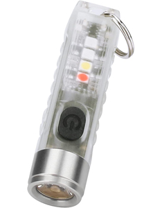 Linterna de llavero LED, llavero de mini linterna portátil recargable por USB, linterna potente impermeable multifunción IP65 - Product Image 1