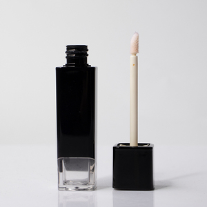 The Black square <strong>8</strong> ml Bevel Special Design Custom Private Label and Boxes Empty Plastic Lip Gloss <strong>Tubes</strong> Packaging - Product Image 3