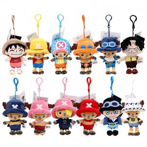 14スタイルトニーチョッパールフィサンジサボ法漫画アニメフィギュアワンピースぬいぐるみキーホルダーペンダントPPコットンおもちゃ