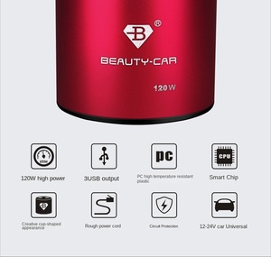 ไฟแช็กบุหรี่ในรถยนต์ B-084,ไฟแช็คบุหรี่สองช่อง USB กำลังแรงสูง120W - Product Image 6