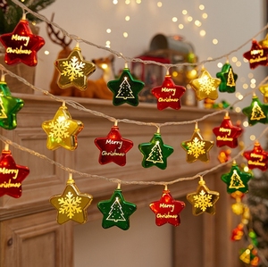 Battery Version 1.5m 10 <strong>Leds</strong> <strong>Star</strong> Motif Lights <strong>Led</strong> Outdoors Christmas Lightings 3m 6m 10m - Product Image 1