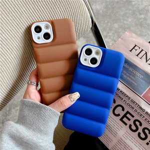 3D aşağı ceket TPU tasarım 2 in 1 kirpi telefon iPhone için kılıf 16 15 14 13 12 11 Pro Max XR X toplu şok geçirmez yumuşak kapak korumak - Product Image 5