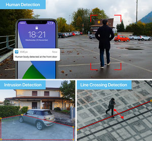 Color Night <strong>Camera</strong> System <strong>24CH</strong> 4K XMeye NVR 8MP Outdoor Waterproof Wired IP Security <strong>Camera</strong> 2 Way Audio Video Surveillance Kit - Product Image 4