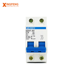 DZ47 2P 3A-63A AC 230V 400V C tipi MCB Mini devre kesici MCB kısa aşırı yük koruyucu Din ray montaj kırma kapasitesi - Product Image 3