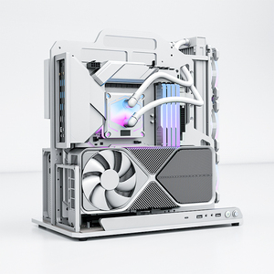 SocoolerカスタムDIY RX7800 XT GPU ITXケースゲーム用コンピュータケース & タワー水冷サポートパニック購入ラックタイプ - Product Image 1