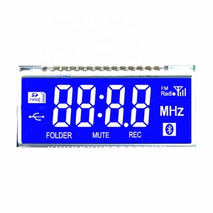 Custom Htn Blu Segmento Display Lcd Pin Collegare 3.3V Lcd con Retroilluminazione - Product Image 1