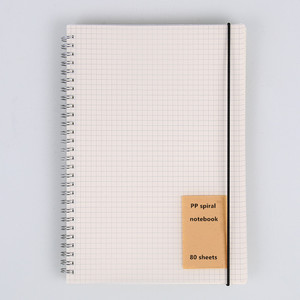 Carnet De Notes Notizbuch Journal and Fabric College Plain Plastic Spiral Note Book <strong>Notebook</strong> - Product Image 5