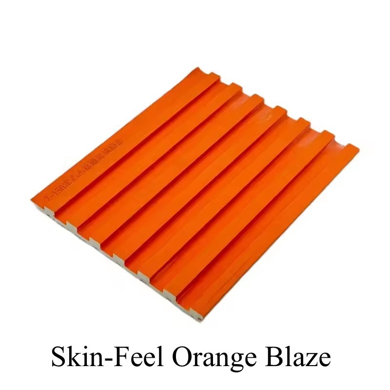 La peau ressent une flamme orange