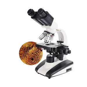 Microscopios binoculares biológicos digitales Microscopio binocular con luz LED para laboratorio y escuela - Product Image 1