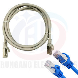 RG Cat7イーサネットLANケーブルPVCジャケット長さ100m銅素材Rj45ネットワークパッチコード0.5M 1M 3M 5M 15Mオプション付き