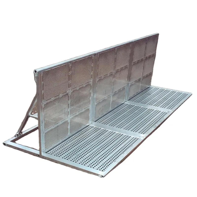 Barrière Anti-casse en Aluminium, 4 pièces, barrière de Barricade mojo pour les concerts