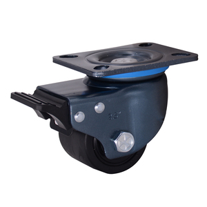2.5 3 Polegada Preto Mc Nylon Rodízio Rodas Rodízio-rodas-metal Heavy Duty Pequeno Rodízio Rodízios e Rodas de Perfil Baixo - Product Image 1