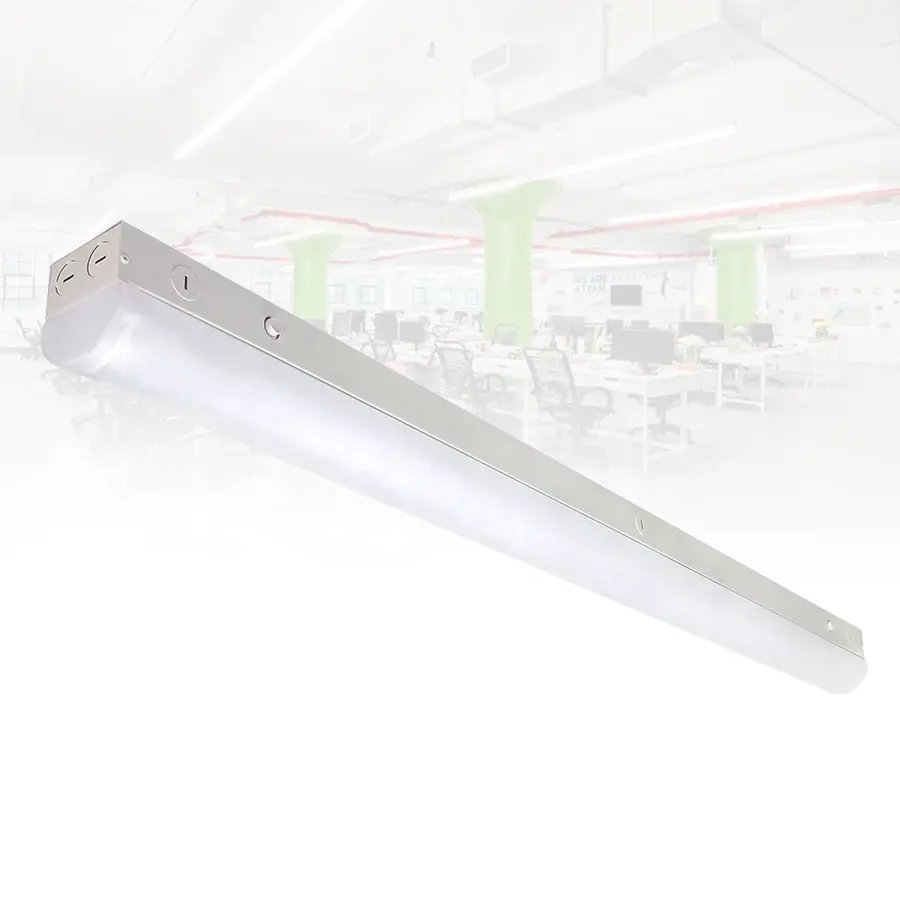 Подключаемый светильник UL DLC 2 фута 4 фута 8 футов, светильник 100-347 в, потолочный светильник, подвесная светодиодная полоса