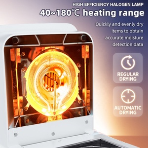 Cho Phòng Thí Nghiệm 120G/0.005G <span class=keywords><strong>Halogen</strong></span> Phân Tích Độ Ẩm Kỹ Thuật Số Độ Ẩm Cân Bằng Meter Tester Cho Thực Phẩm - Product Image 4