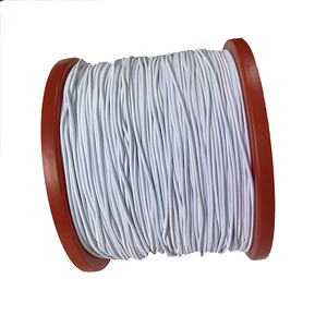 Factory Supply Stock 3mm 5mm 6mm Round <strong>White</strong> Braid Roll Rubber <strong>Elastic</strong> Cord Latex <strong>Elastic</strong> <strong>String</strong> - Product Image 2