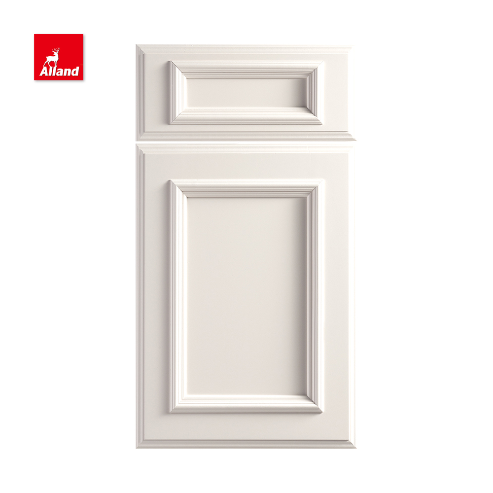 Porte encastrée blanche en bois massif