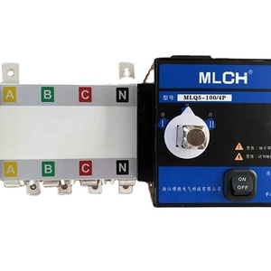 自動転送スイッチATS 100Aから4P発電機スイッチ300A 500A 630A 1600A 3200A PCタイプ - Product Image 1