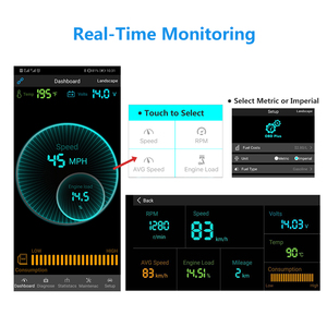 OEM Super BLE327 White Color OBD2 Bluetooth 4.0 Auto Scanner Adapter With Car HUD Display Function for <strong>Android</strong> &amp; IOS Mobile - Product Image 4