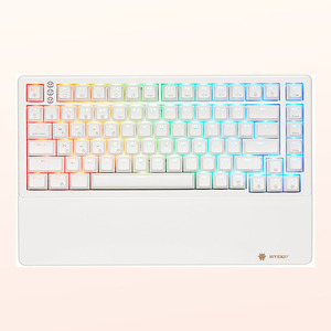 Hexgears Y2 Hot Swap RGB retroiluminado Bluetooth Wireless Gamer Keyboard PBT Keycap Red Switch Gaming Teclado mecánico para escritorio - Product Image 2