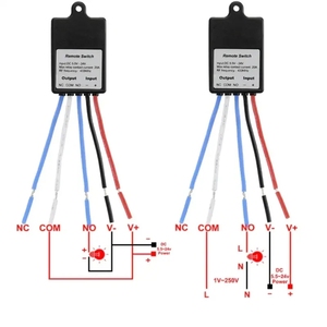 Drahtloser Fernbedienung schalter DC5V12V 24V 1CH 433MHz Intelligenter Fernsc halter Relais empfänger Moduls teuerung KR2401F KT01 - Product Image 2