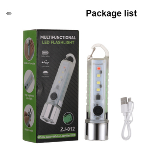Helius yeni Mini XPE + 3 * SMD + 1 * kırmızı ışık LED Mini taşınabilir dahili pil tip-c şarj Pothook LED el feneri - Product Image 6