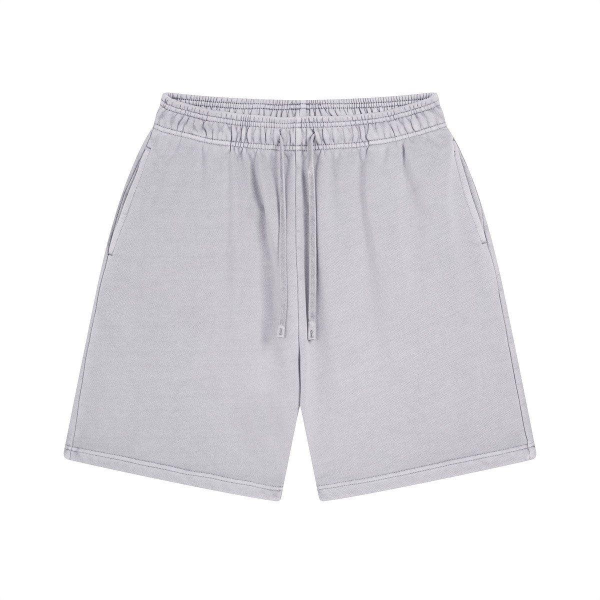 pantalones cortos grises